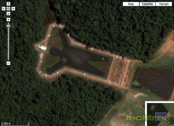 6 Weird Sights Visible In Google Earth