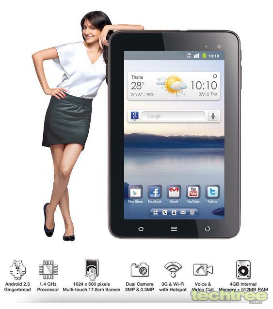 Reliance 3G Tab V9A With 7" Screen And Android 2.3 Announced For Rs 14,500