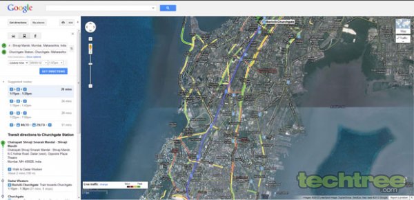 After Transit Routes, Google Maps Now Offer Live Traffic Updates In India