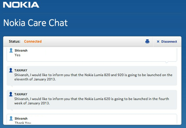 Nokia Lumia 820 And 920 To Launch In India On 11th January?