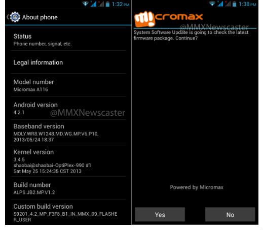 Micromax A116 Canvas HD Slated To Get Android 4.2 Jelly Bean Upgrade