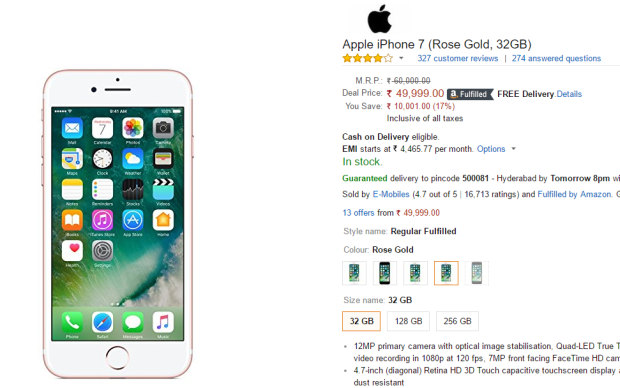 Iphones Get Hefty Discounts On Amazon India Techtree Com