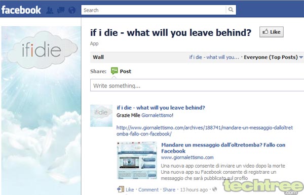 TechTree Blog: Now Facebook Lets You Speak From The Grave