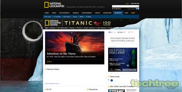 TechTree Blog: Nat Geo Celebrates 100 Years Of Titanic's Tale