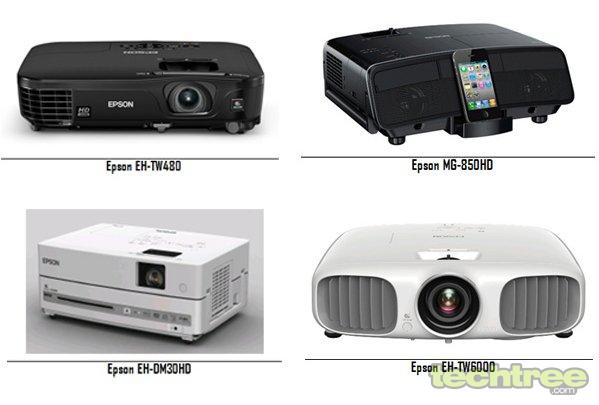 Epson Launches Four New Projectors