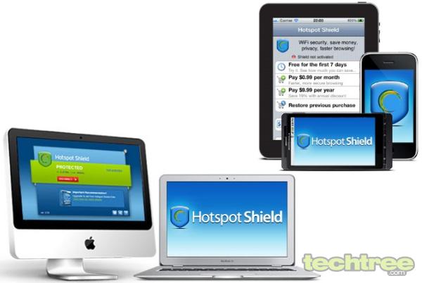 Download: AnchorFree's Hotspot Shield (Windows, Mac, Android, iOS)