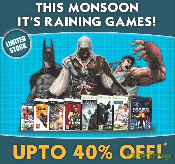 Game4u.com Launches Monsoon Sale, Offers Up To 40% Off On Games And Peripherals