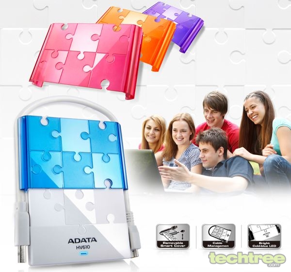 ADATA Announces DashDrive HV610 USB 3.0 External HDD In 500 GB, 750 GB, And 1 TB Sizes