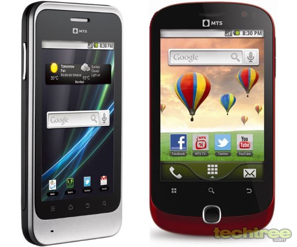 MTS Launches Three Android 2.3 CDMA Phones; Prices Start From Rs 5500