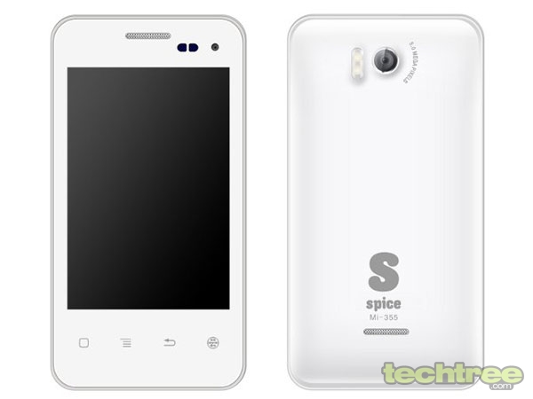 Spice Launches 3.5" Dual-SIM Android 2.3 Stellar Craze Mi-355 For Rs 6600