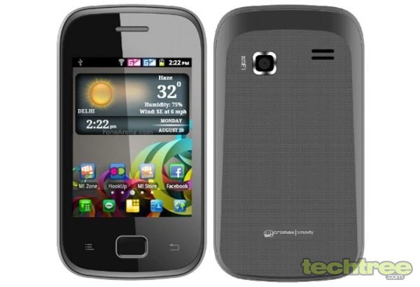 Android 2.3-Based Micromax A25 Smarty Dual-SIM Phone Launched For Rs 3900