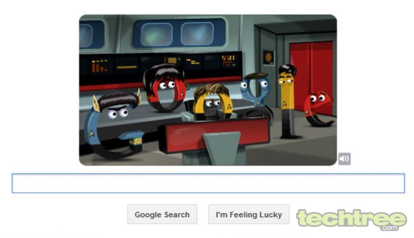 A Bold Star Trek Doodle Graces Google's Homepage