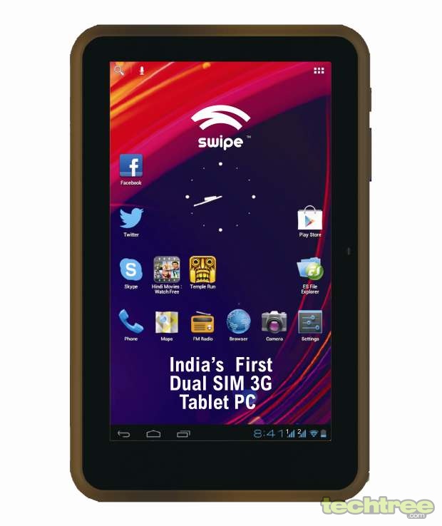 Swipe All in One 7" Android 4.0 Dual-SIM 3G Tablet Launched For Rs 12,000