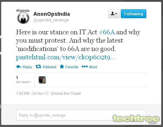 Anonymous Takes Down Kapil Sibal's Website