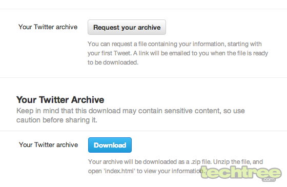 Twitter Starts Rolling Out Option To Download All Your Tweets
