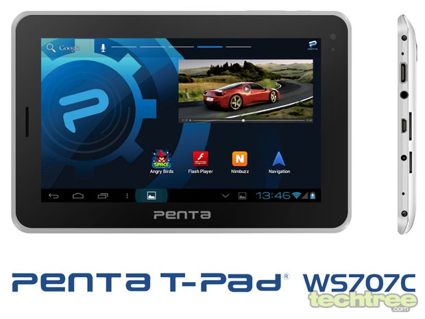 PC Penta T-Pad WS707C With 2G Voice Calling And 3D Support Launches For Rs 8000