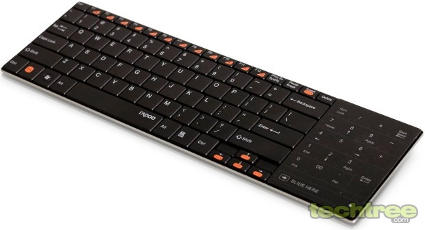 Rapoo E9080 Wireless Touchpad Keyboard Launched