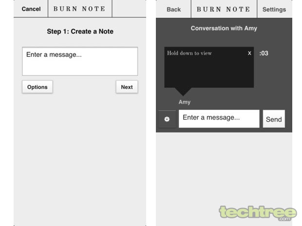 Download: Burn Note (Android, iOS)