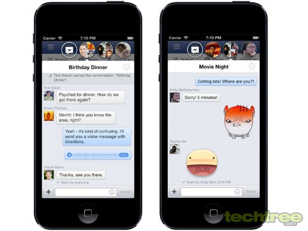Facebook Introduces Chat Heads In New iOS App Version