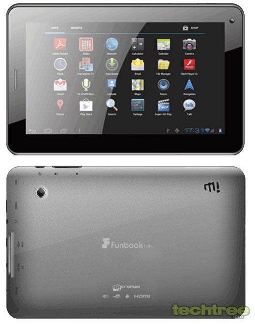 Android 4.1 Micromax Funbook Talk P360 Gets Listed Online For Rs 7100