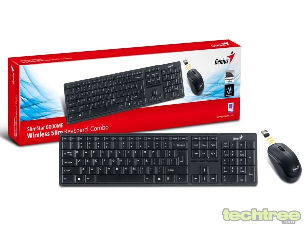 Genius Launches SlimStar 8000ME Keyboard Mouse Combo For Rs 1100