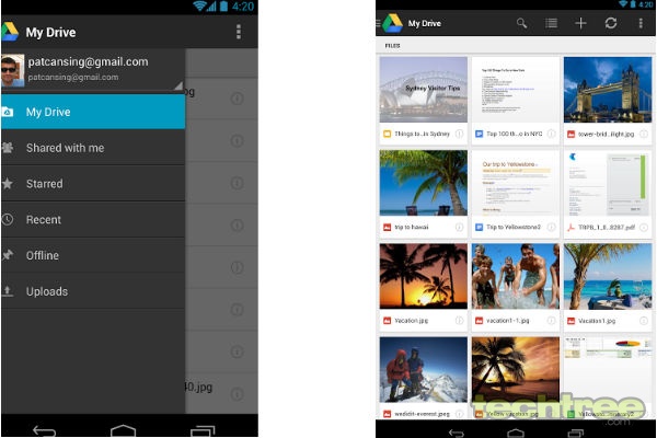 Google Drive Android App Updated With New UI Design, OCR Technology
