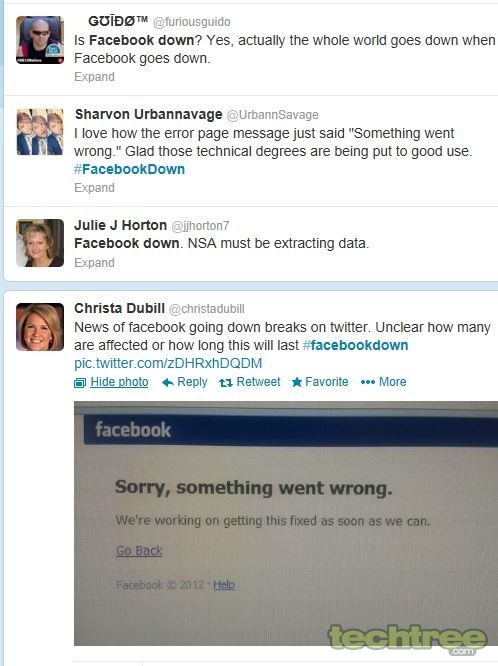 Facebook Goes Down And Back Up Again