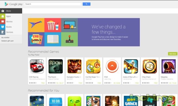 Google Play Store Website Gets New Look With Easier Navigation