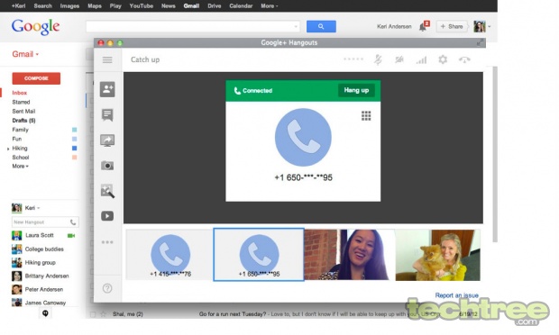 Google Hangouts Now Support Voice Calling