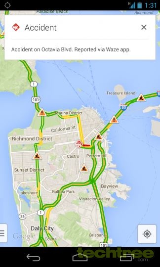 Google Adds Real-Time Road Incidents Updates In Google Maps App