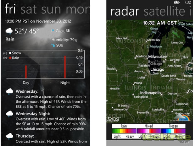 Download: Amazing Weather HD (Windows Phone)