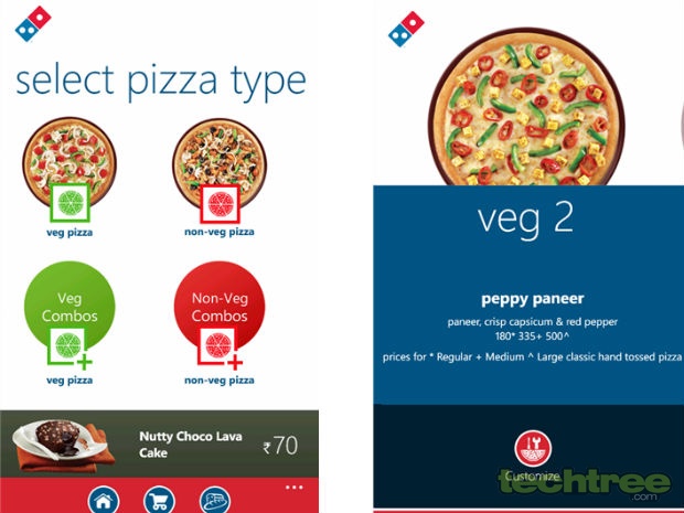 Download: Dominos Pizza (Windows Phone)