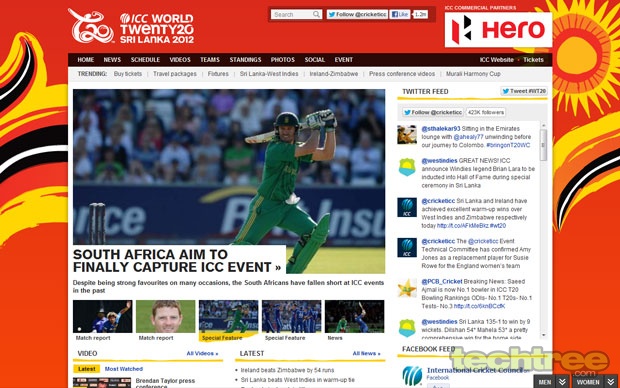 ICC Launches Dedicated Website For T20 Cricket World Cup