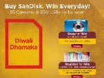 SanDisk Announces Diwali Dhamaka Contest With 35 Digicams Up For Grabs