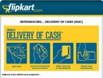 Flipkart Introduces Delivery Of Cash Service For April Fool's Day