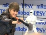 CES 2012: Justin Bieber Unveils A Robot