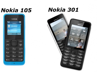 mwc 2013 nokia 105 nokia 301 phones unveiled techtree com