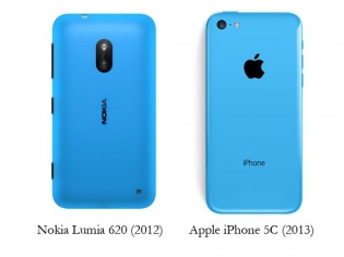 Apple iPhone 5C: The Nokia Lumia Connection