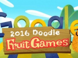 Google Celebrates Rio Olympics With Fruit Doodle